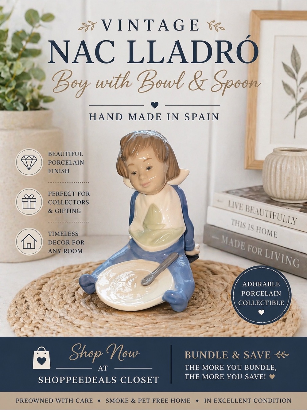 Nao by Lladro porcelain figurine “I’m full”